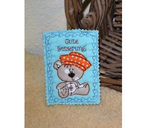 Stickdatei - Aua Bär Doodle